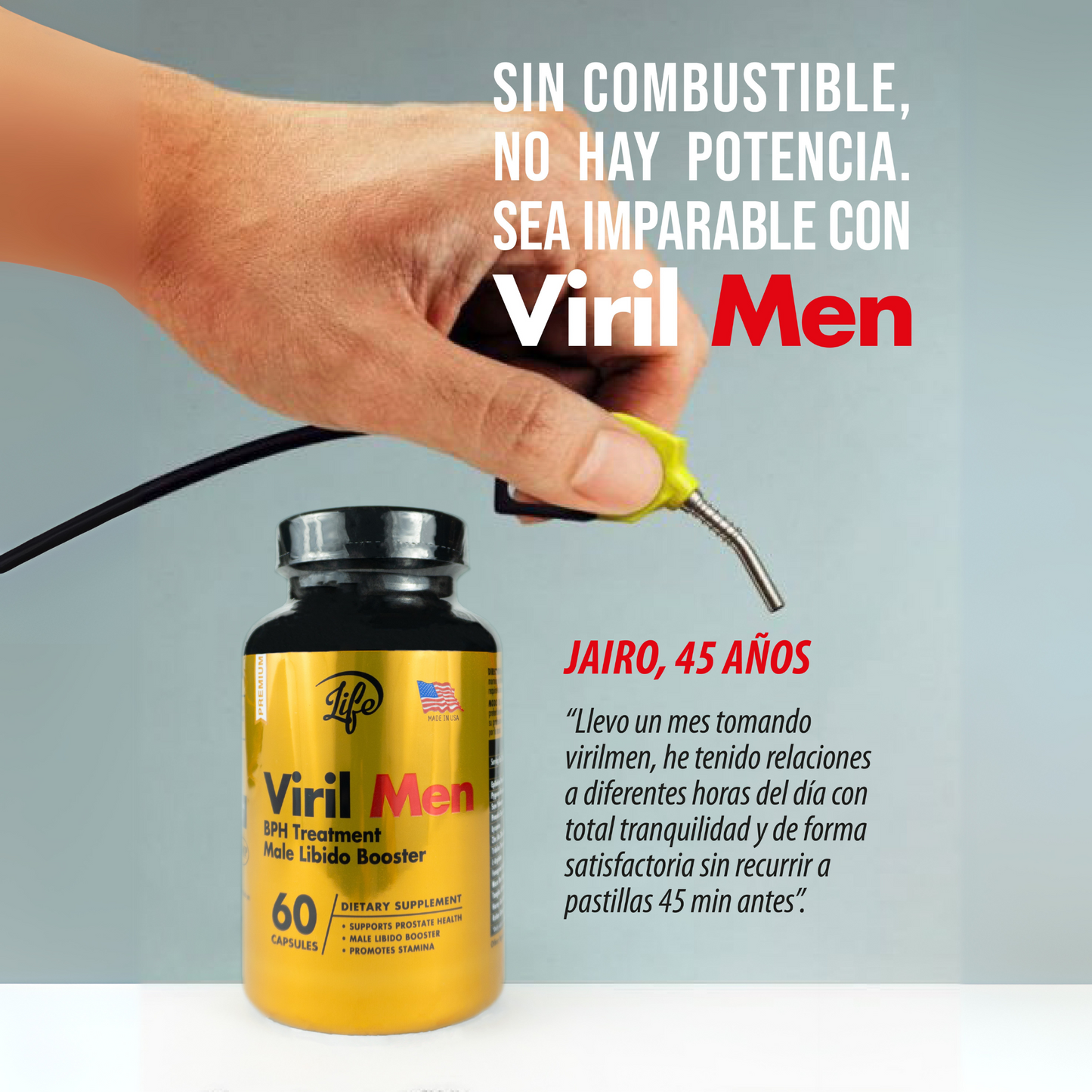 Poder Masculino en Cápsulas | 60 Capsulas de puro poder